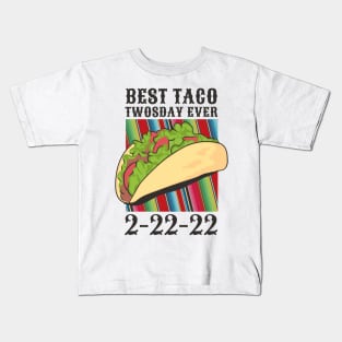 Best Taco Twosday Ever T Kids T-Shirt